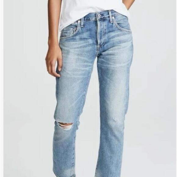 Citizens of Humanity Emerson slim boyfriend destructed jeans - Picture 2 of 9